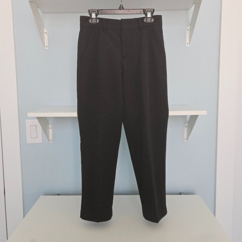 IZOD BOYS BLACK SLACKS, SIZE 8